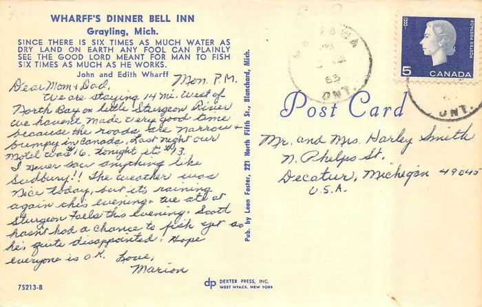 Wharffs Dinner Bell - Old Postcard And Promos